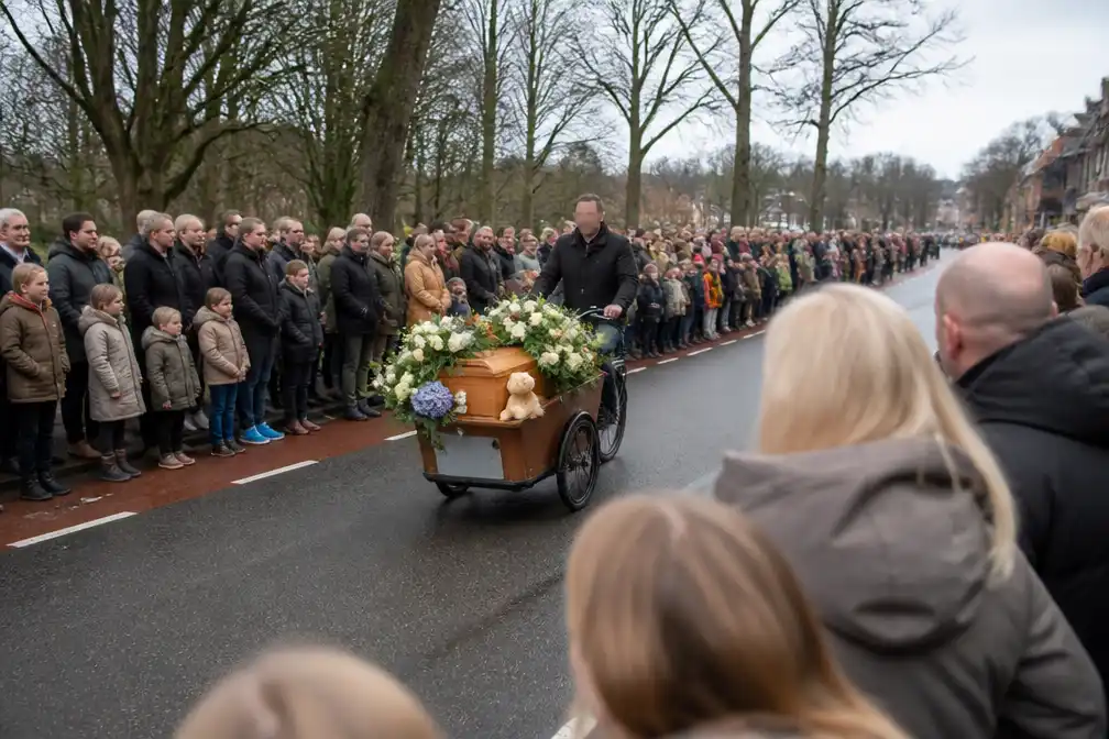 Honderden nemen afscheid van Jelte (5), het gezicht van Serious Request