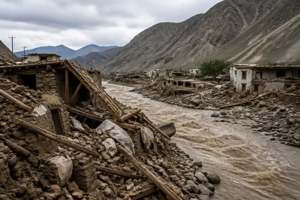 Dodental overstroming Tibet gestegen naar 31, 531 vermist