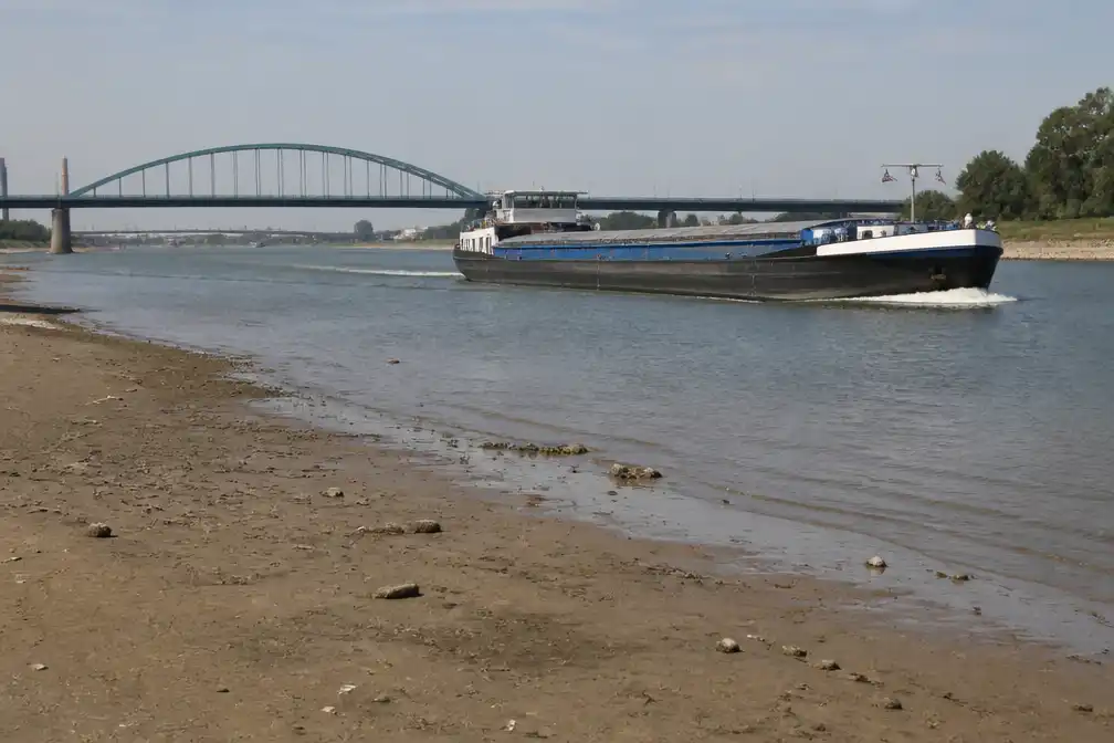 Droogte augustus 2026 treft Nederlandse binnenvaart zwaarst in 15 jaar