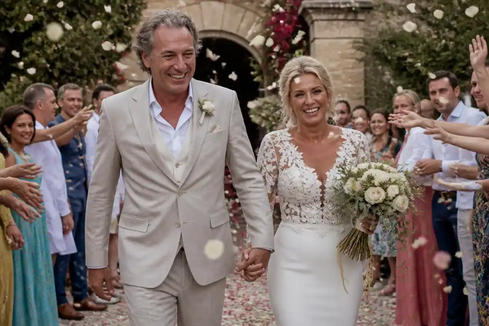 B&B vol liefde-stel Albert Diks en Joyce van der Tas getrouwd in Catalaans kasteel