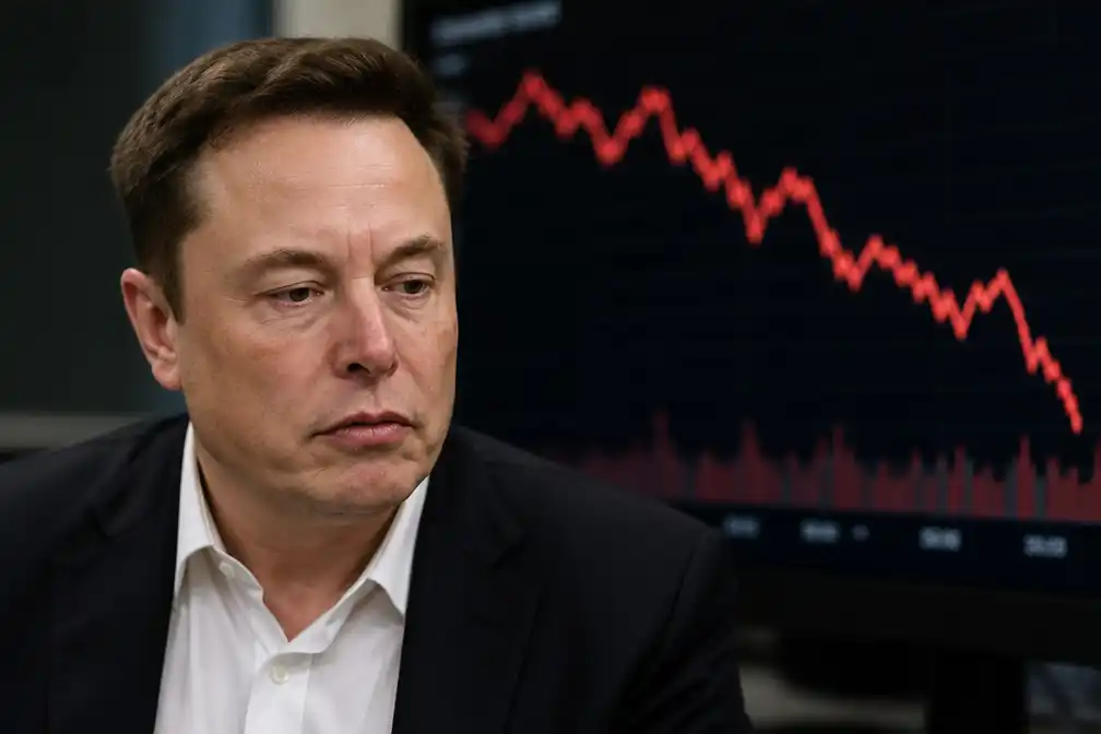 Elon Musk verliest biljoenairsstatus na val van tech-aandelen