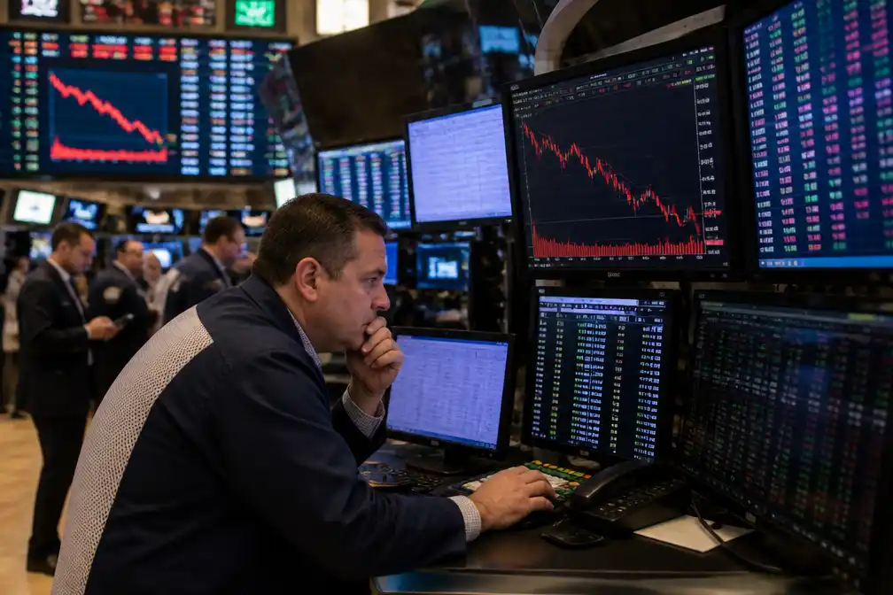 Chipaandelen drukken beurzen New York omlaag voor cijfers Micron