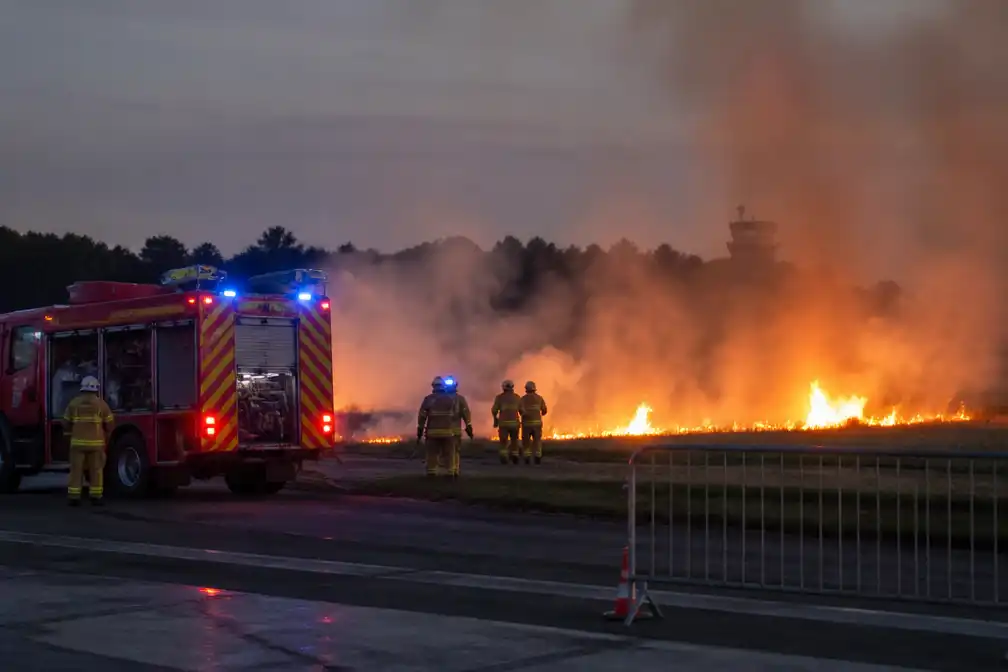 Natuurbrand stopt avondprogramma van Sanicole Airshow in Hechtel-Eksel