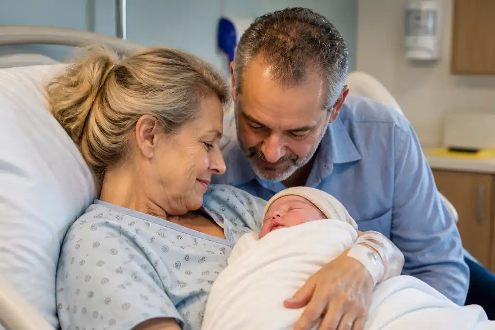 Griekse vrouw (54) bevalt van dochter uit 22 jaar oud embryo