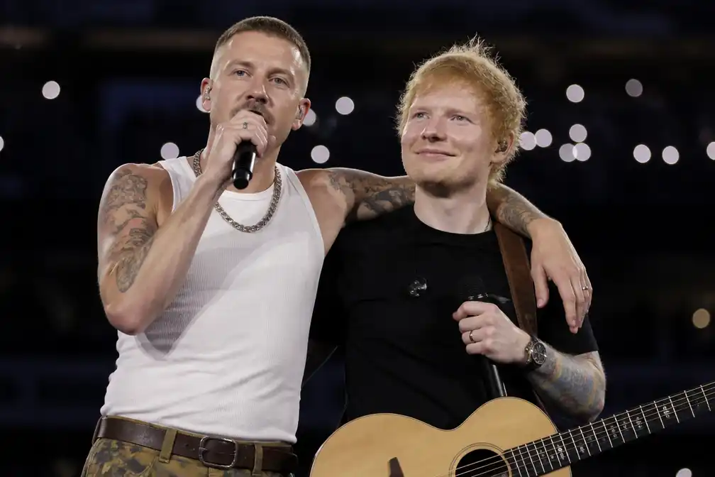 Macklemore van Amerikaans deel Ed Sheeran-tour gehaald na 'free Palestine'-toespraak