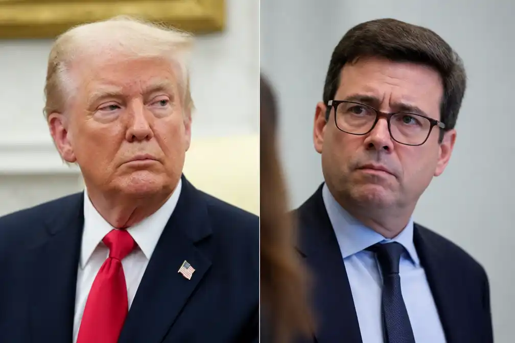 Trump noemt Britse Labour-koploper Burnham 'extreem liberaal' in eerste openbare opmerkingen