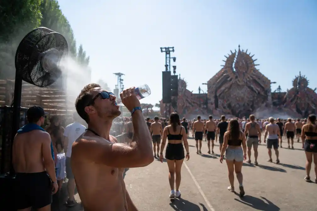 Tropennacht in Amsterdam, festival Defqon schrapt duizenden tickets vanwege hitte