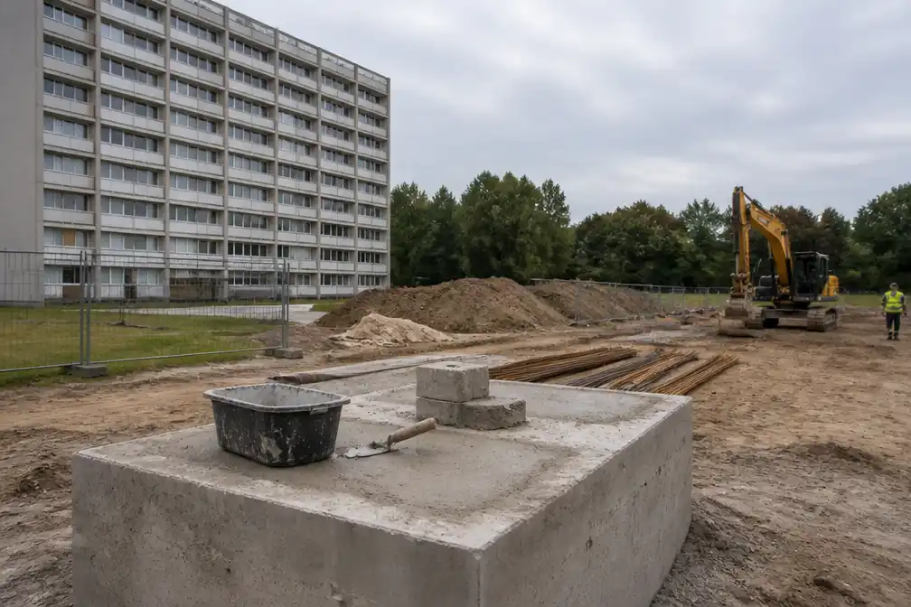 Eerste steen voor nieuwe Albert Building in Kessel-Lo met 78 sociale appartementen