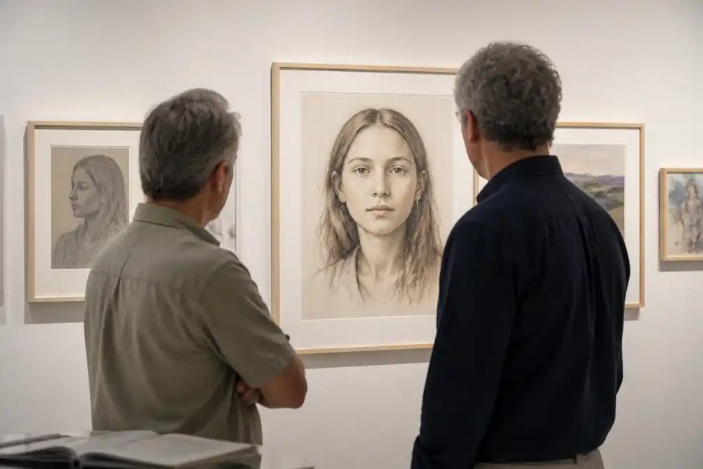 Galerie Duende toont tekeningen van Milla Bauters, die 19 zou zijn geworden