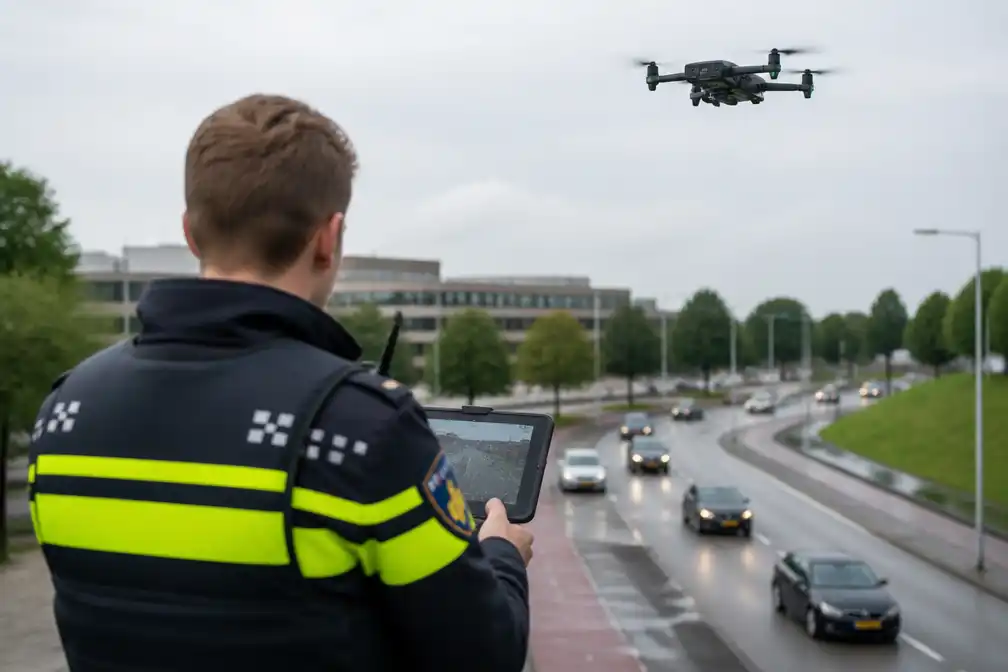 Amsterdamse politie zet drones in bij verkeerscontroles