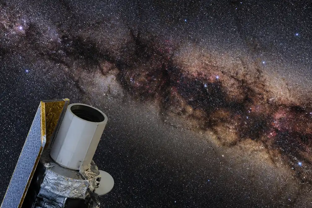 Euclid-telescoop legt recordbeeld van Melkwegcentrum vast met 60 miljoen sterren