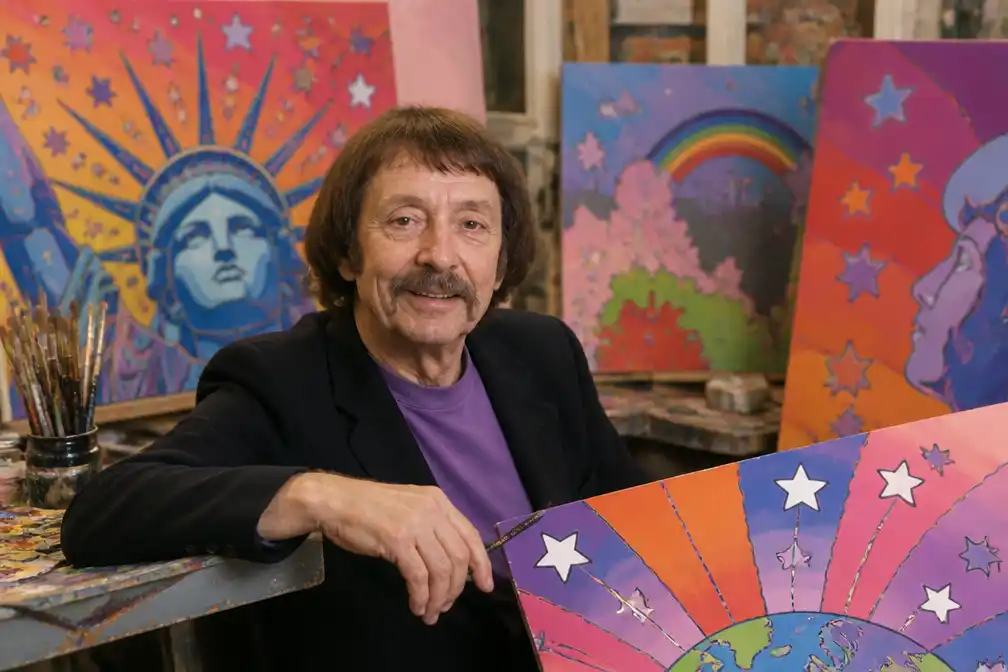 Psychedelisch kunstenaar Peter Max, icoon van de jaren zestig, overleden op 88-jarige leeftijd