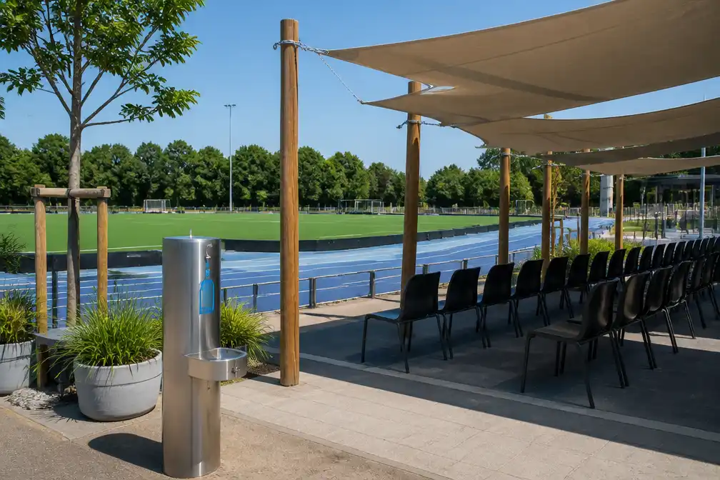 Hittemaatregelen getroffen voor bezoek koning aan Limburgs sportpark