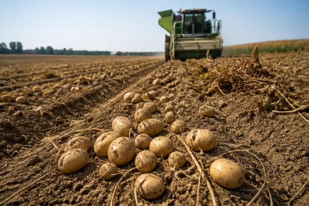 Vlaanderen kampt met slechtste aardappeloogst in 25 jaar door hitte en droogte