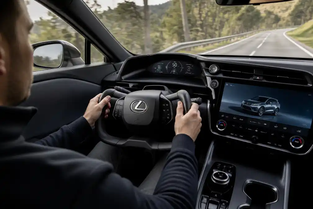 Testrit vernieuwde Lexus RZ: stuur voelt als ruimteschip