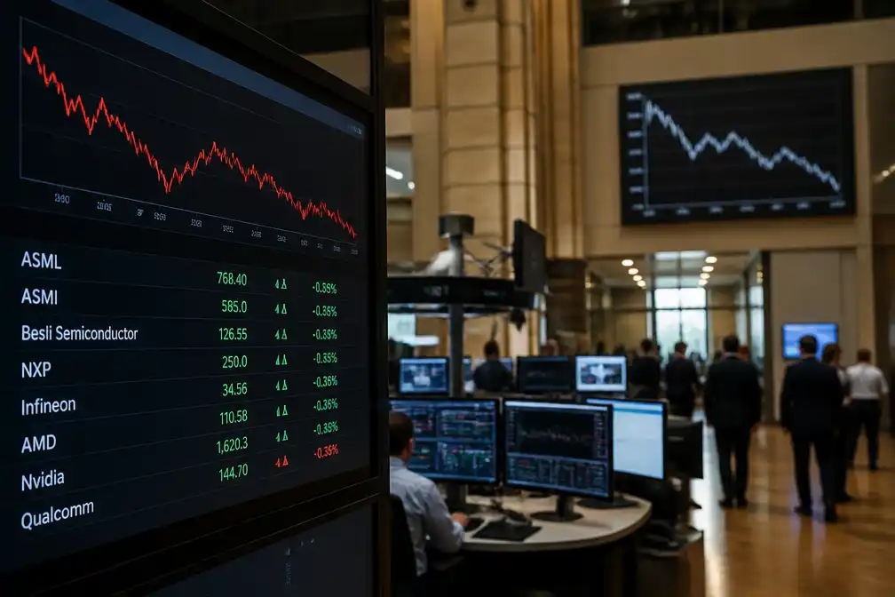 AEX sluit lager, chipfondsen herstellen na AI-zorgen