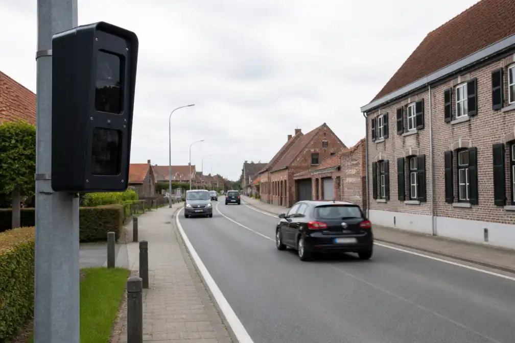 Drie weken flitscontroles in Stavele: slechts 0,3 procent rijdt te snel