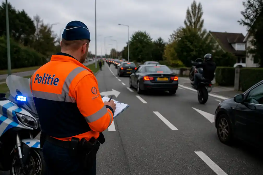 Politie stelt 24 pv's op na overlast door trouwstoet in Vilvoorde, Grimbergen en Meise