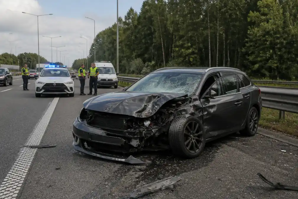 Roemeen (28) aangehouden na achtervolging met 218 km/u en crash op E34 in Vosselaar
