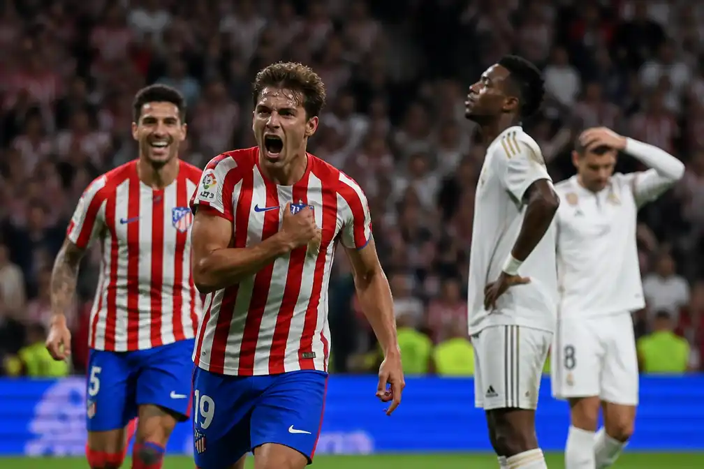 Atlético Madrid wint stadsderby van Real Madrid met 2-1