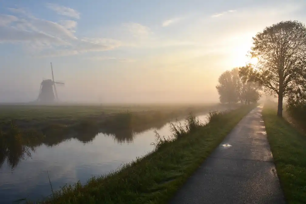 Frisse start met nevel en mist in Nederland, later op de dag lichte buien