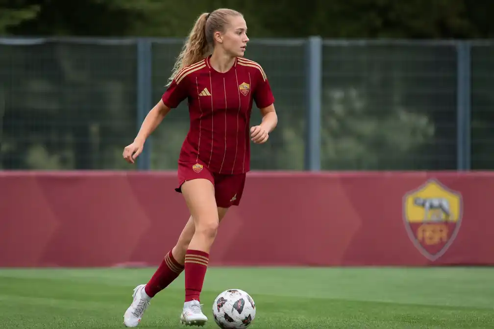 Donyell Malen verwelkomt schoonzus Silver van Hetten bij jeugdopleiding AS Roma