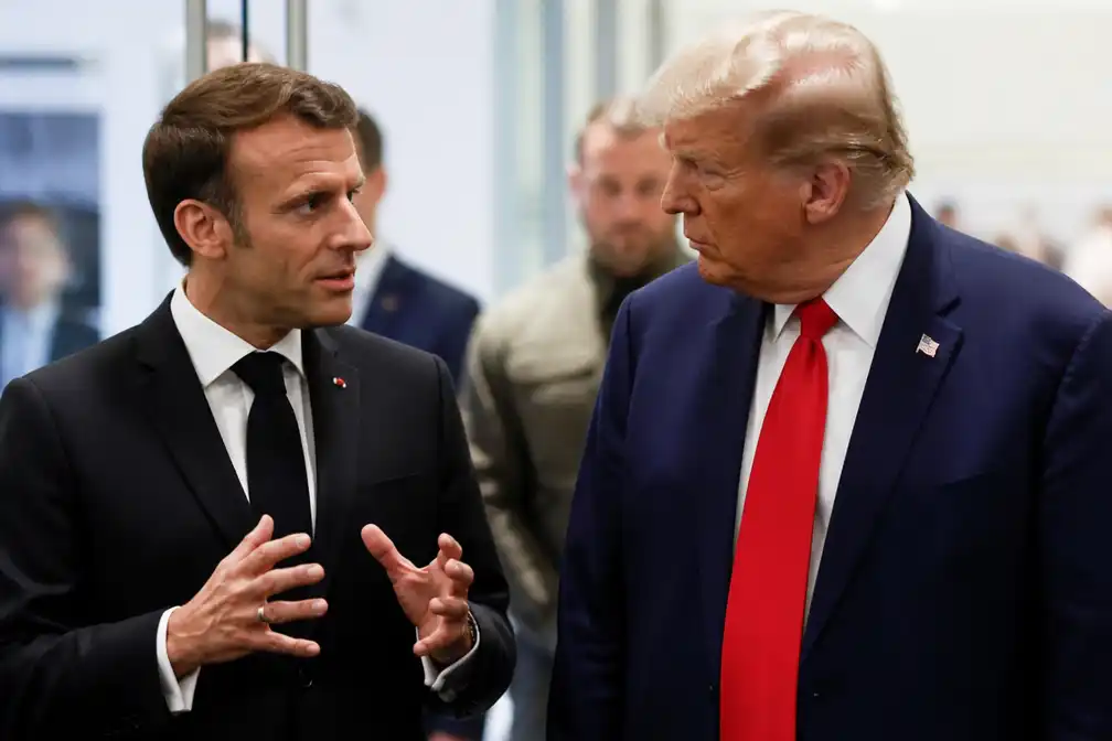 Macron: 'zeer goed' gesprek met Trump over Oekraïne