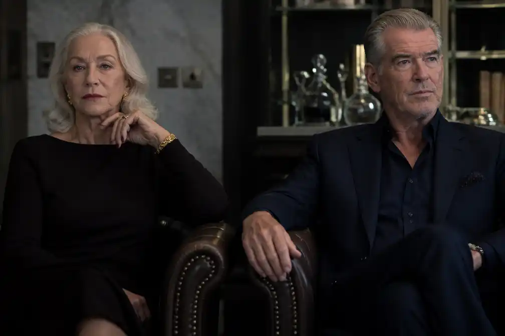 Helen Mirren en Pierce Brosnan omarmen duistere kant in tweede seizoen MobLand
