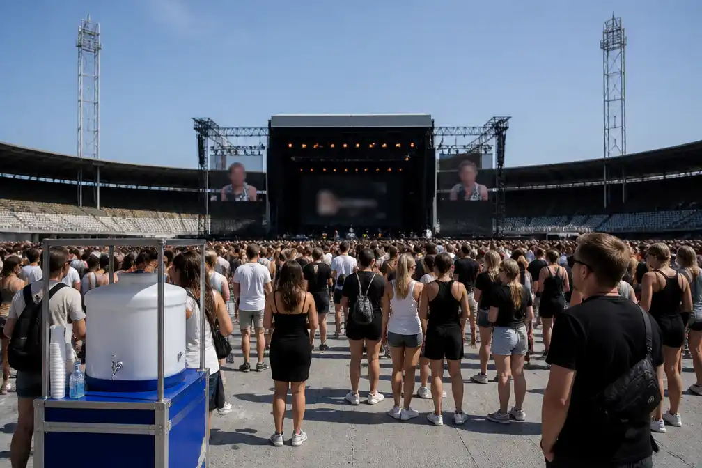 Extra maatregelen bij concert Lil Kleine vanwege verwachte hitte