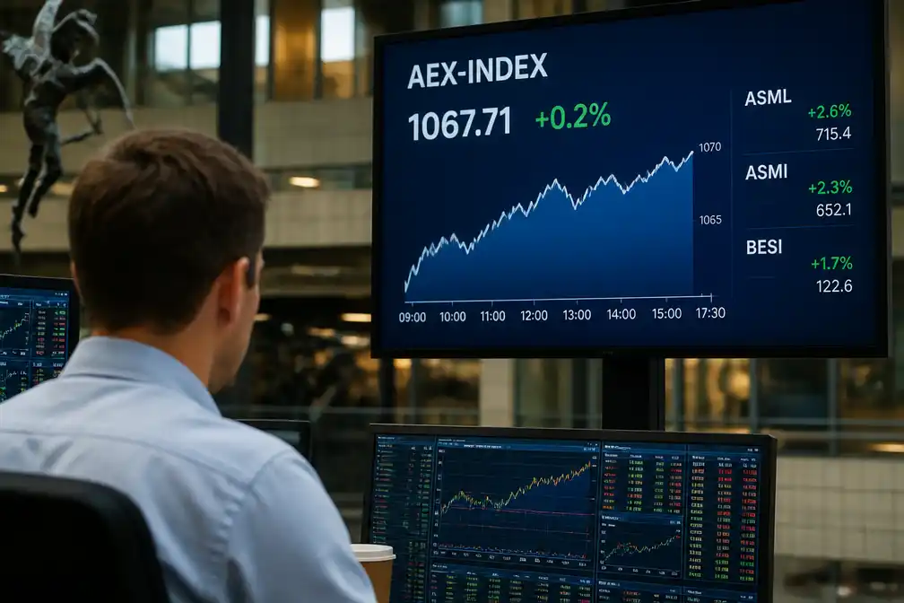 AEX sluit licht hoger; ASMI en ASML stijgen door Micron