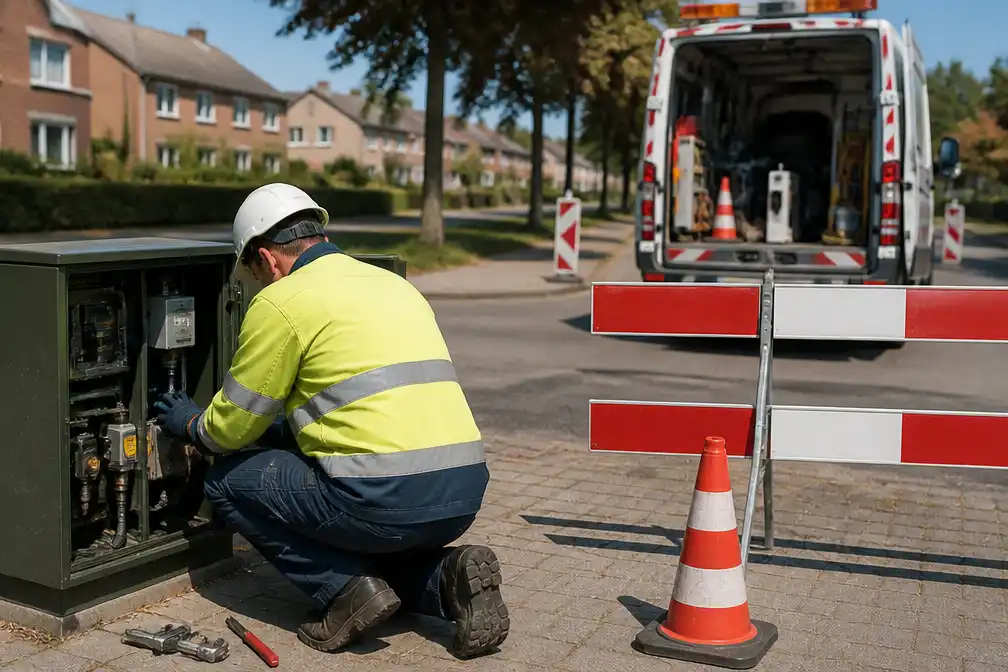 Liander staakt werk aan gas- en elektriciteitsnet in vier provincies door code rood