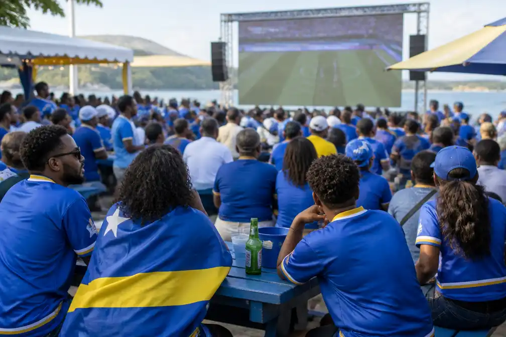 Curaçao-fans bereiden zich voor op laatste poulewedstrijd op WK in Philadelphia