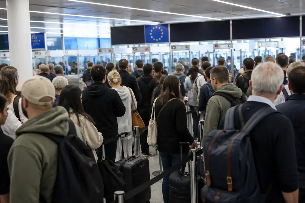 Wachtrijchaos bij grenscontroles Schiphol 'kritiek', half jaar na invoering EES