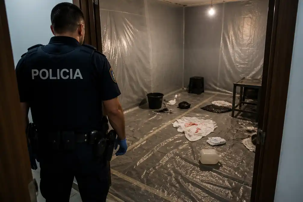 Politie bevrijdt twee mannen uit martelkamer in Estepona, zeven Serviërs aangehouden