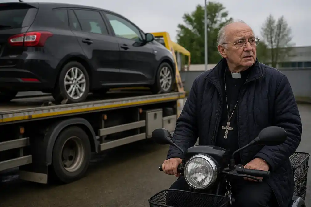 Priester in Genk haalt auto niet op nadat weldoener schuld van 2.000 euro betaalt