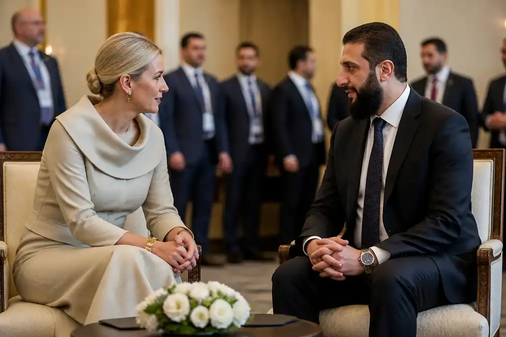 Kritiek op foto koningin Máxima met omstreden Syrische president