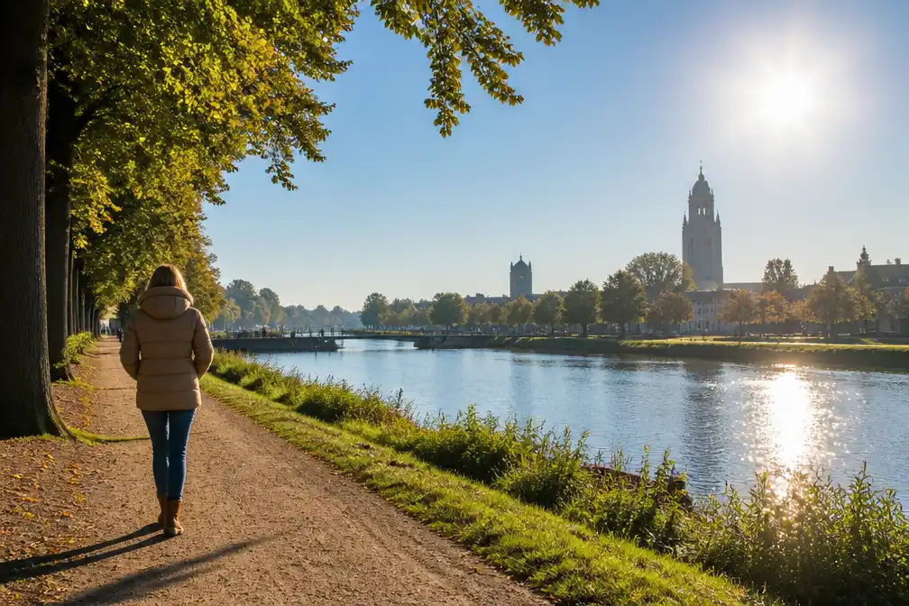 Frisse ochtend, daarna zonnig nazomerweer met in het zuiden tot 24 graden