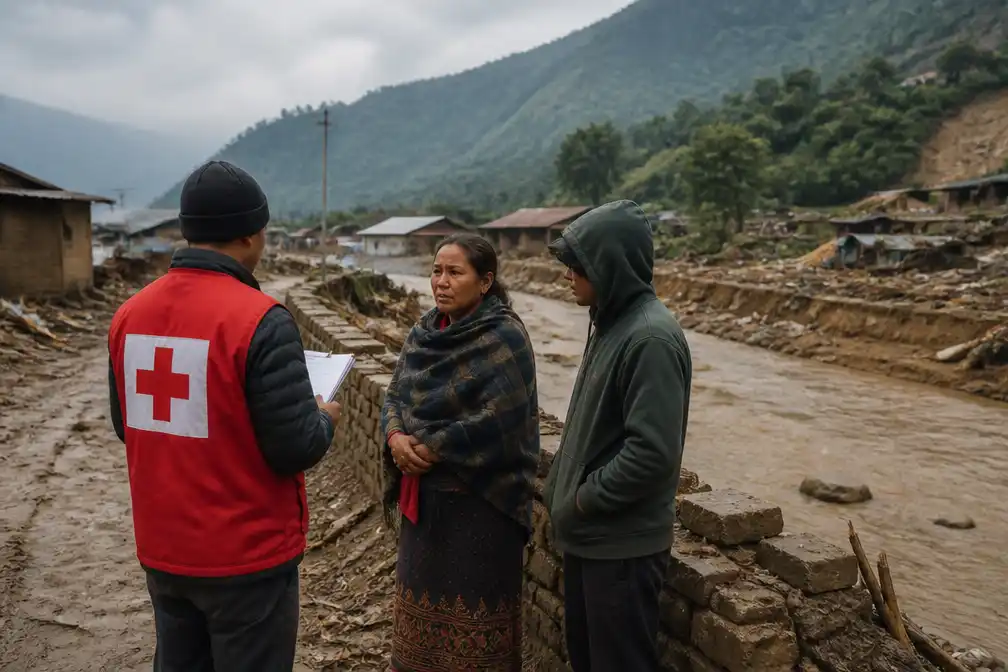 Rode Kruis waarschuwt dat winter hulp aan Nepal kan belemmeren