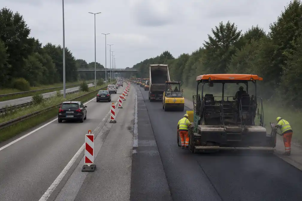 Wegen en Verkeer herstelt wegdek E314 op drie plaatsen tussen Aarschot en Bekkevoort