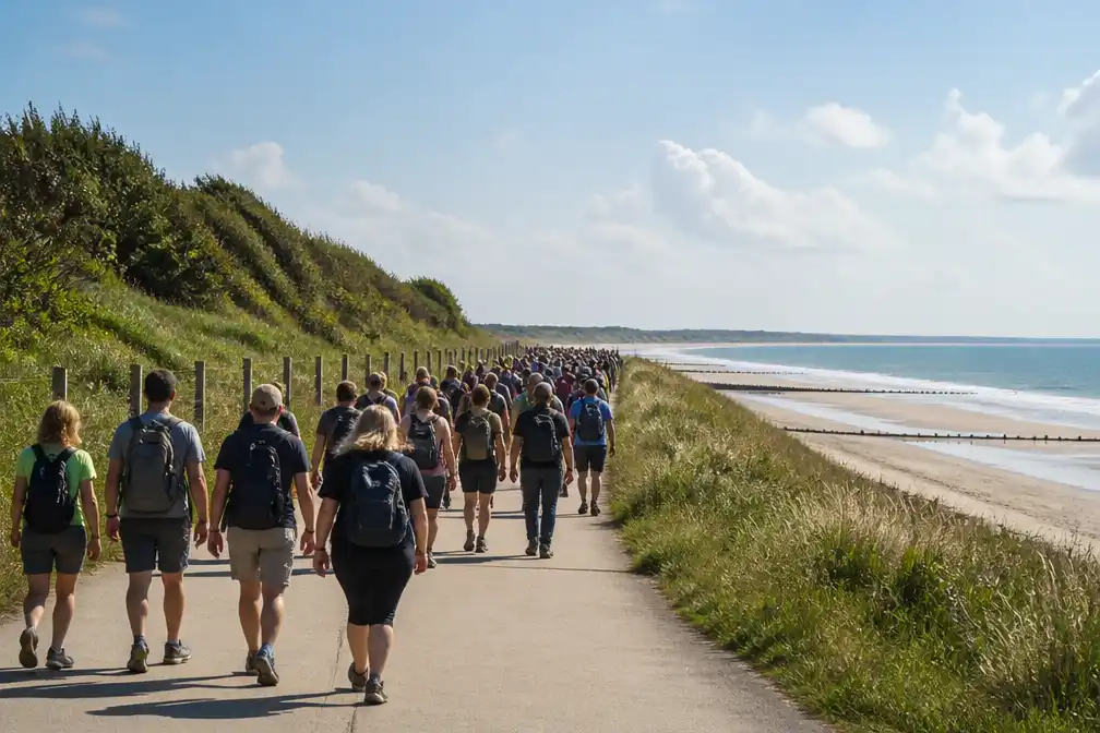 AG Coast Walk 2027: 15.000 inschrijvingen op één dag, zaterdagse 42 km al volzet