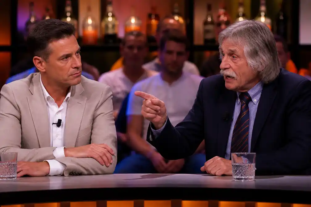 Johan Derksen en Wilfred Genee in conflict bij Vandaag Inside Oranje