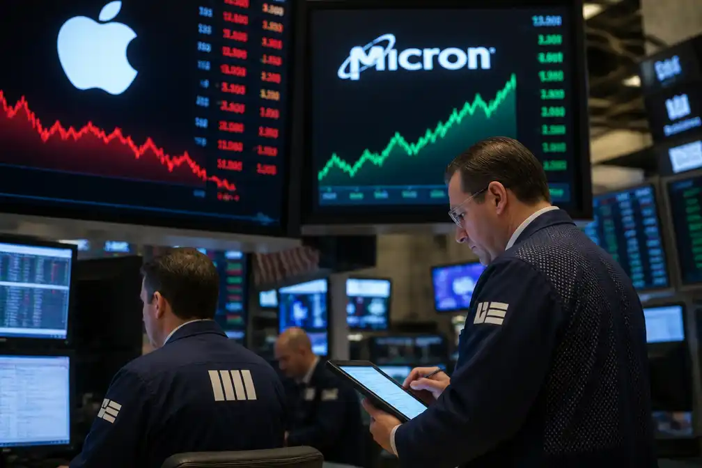 Apple daalt op Wall Street na prijsverhoging, Micron stijgt door sterke cijfers