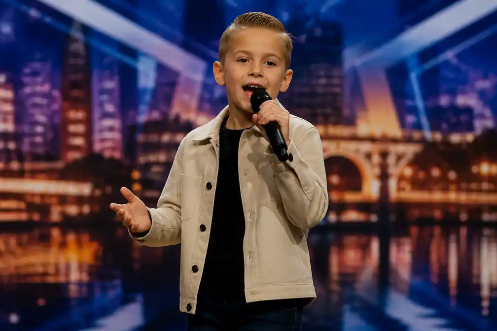 Achtjarige Vito zingt Mart Hoogkamer-hit tijdens auditie in Got Talent