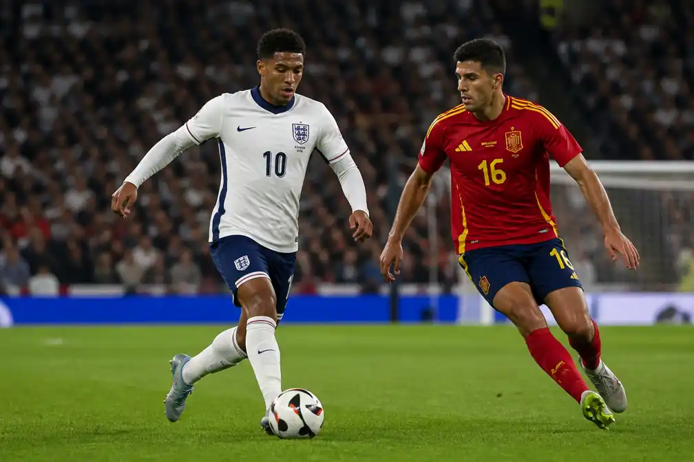 Engeland tegen Spanje in Nations League, meer duels in Europa