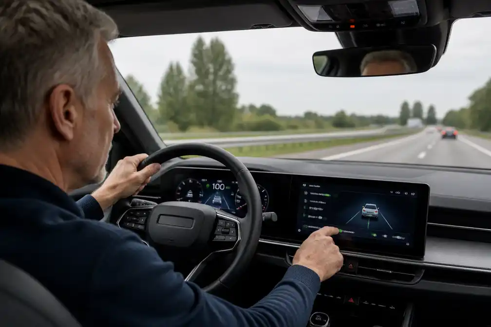 Nieuwe auto's nemen steeds meer over en houden bestuurder in de gaten