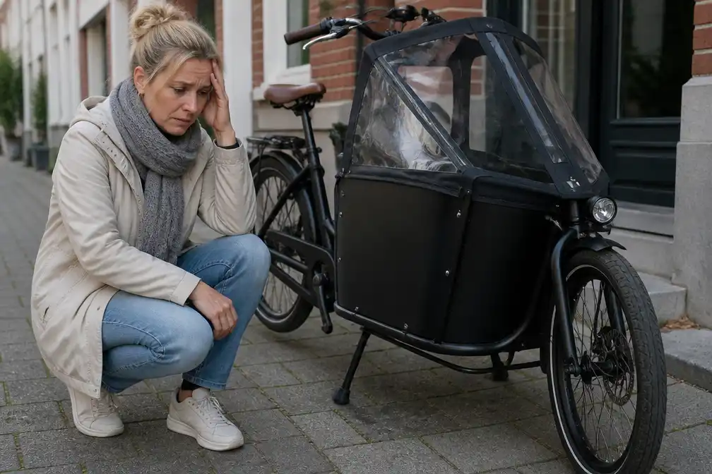 Marthe Vos (46) raakt bakfiets van 2500 euro kwijt na keuze voor goedkope slotenmaker