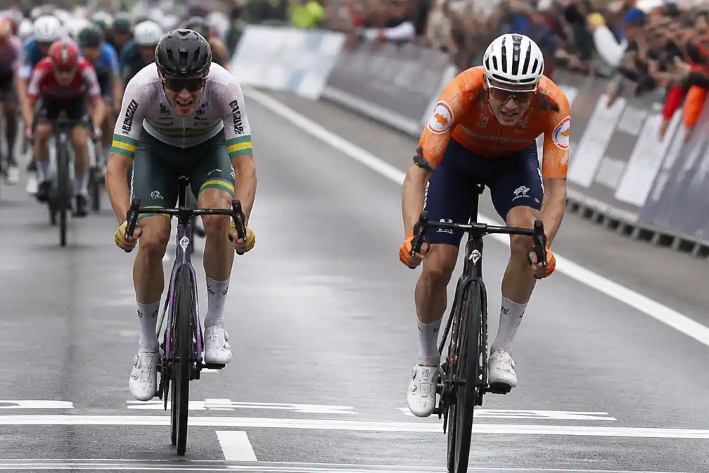 McNulty wint WK wielrennen op de weg solo in Montreal, Van der Poel derde