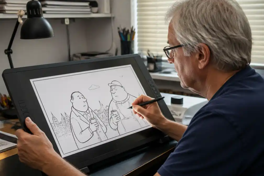 Cartoon Toos en Henk van Paul Kusters verschenen op 26 juni 2026