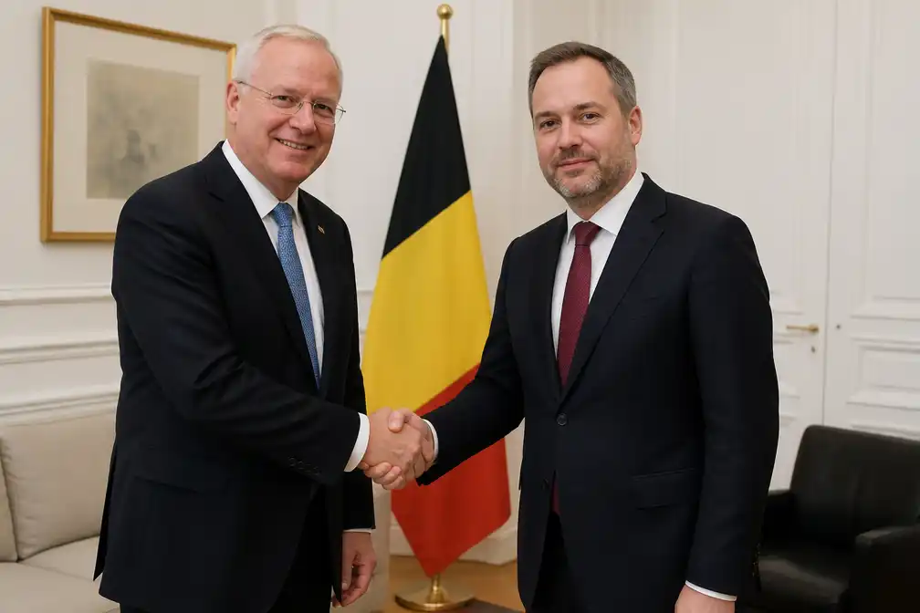 Amerikaanse ambassadeur Bill White belooft investeringen in België na gesprek met Prévot