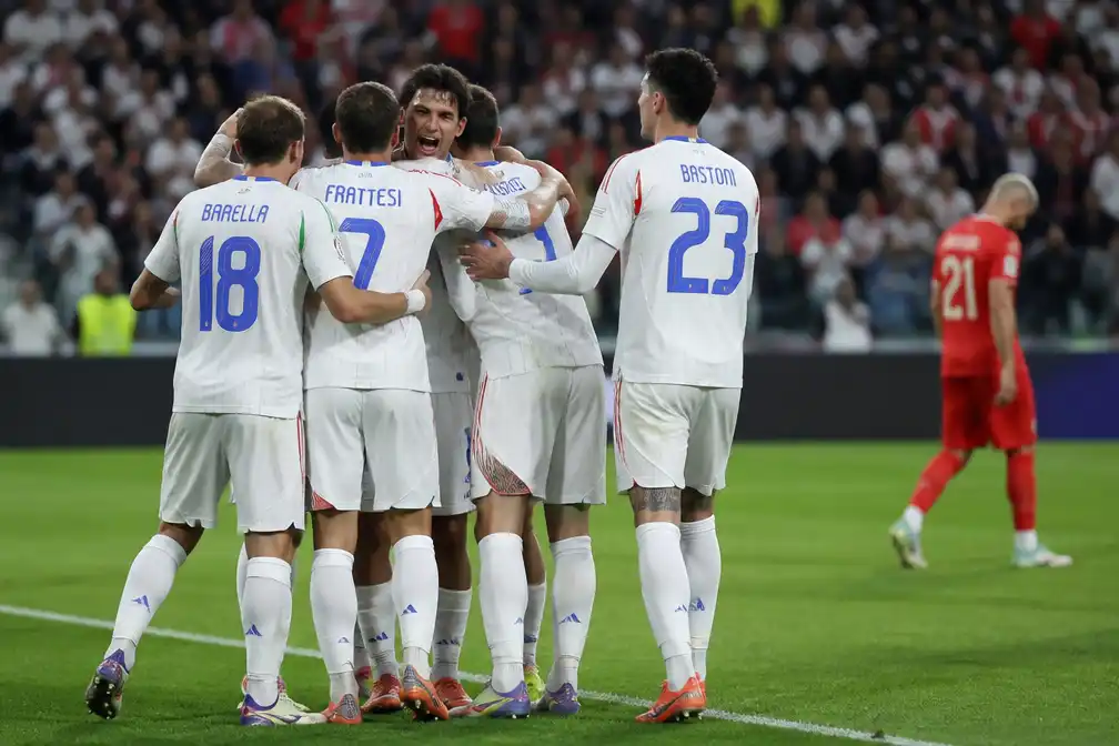 Italië wint in Bursa met 4-1 van Turkije en pakt eerste zege in Nations League